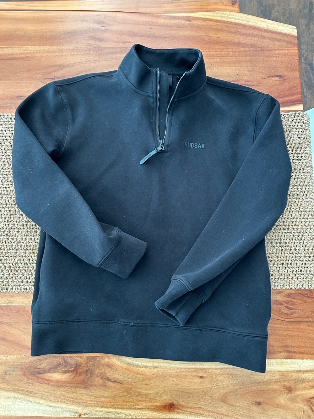Rudsak Fremont Women’s small 1/4 zip black pullover with side pockets
